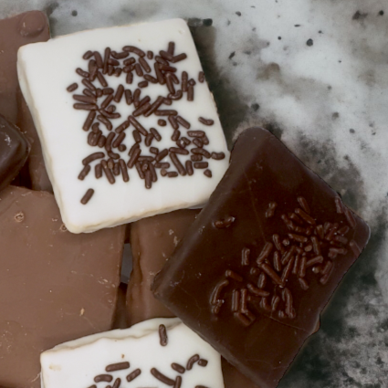 Non-dairy Chocolate Dipped Graham Crackers
