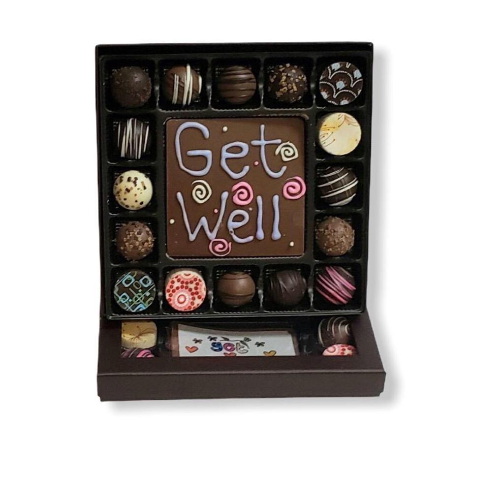 Get Well Artisan Truffle Gift Box - Chocolate Works Scarsdale