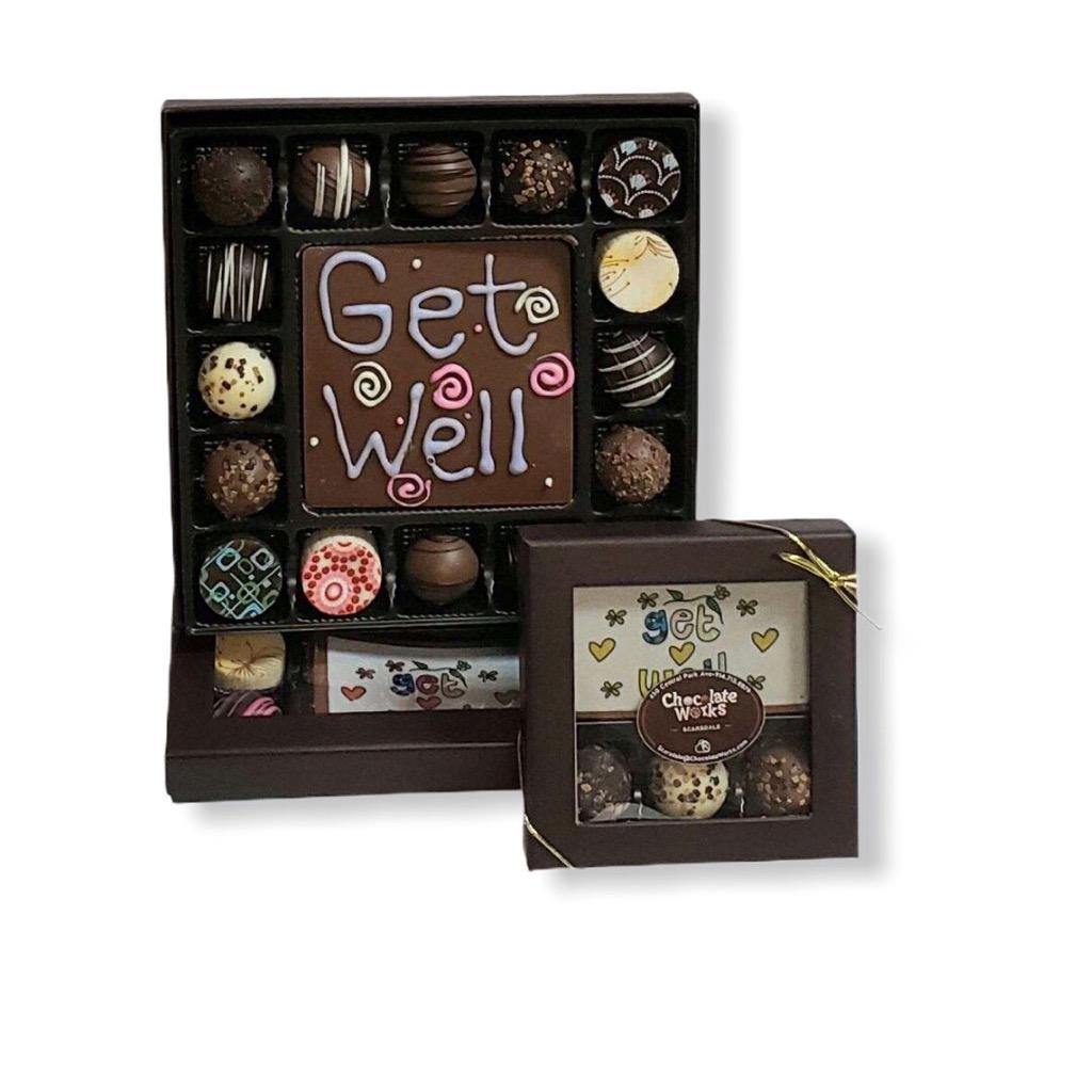 Get Well Artisan Truffle Gift Box - Chocolate Works Scarsdale