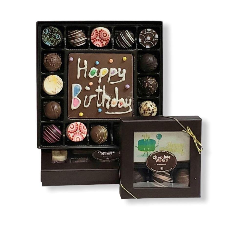 Chocolate Birthday Artisan Truffle Gift Box - Chocolate Works Scarsdale
