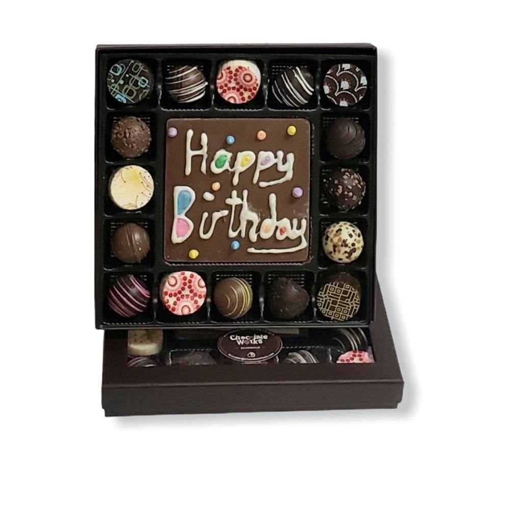 Chocolate Birthday Artisan Truffle Gift Box - Chocolate Works Scarsdale